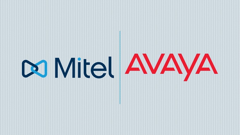 Avaya, Mitel logos