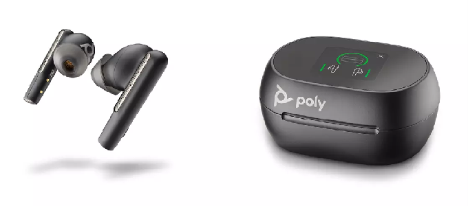 The Poly Voyager Free 60 Series earbuds series
