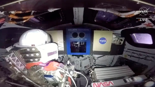 Inside the Orion spaceship
