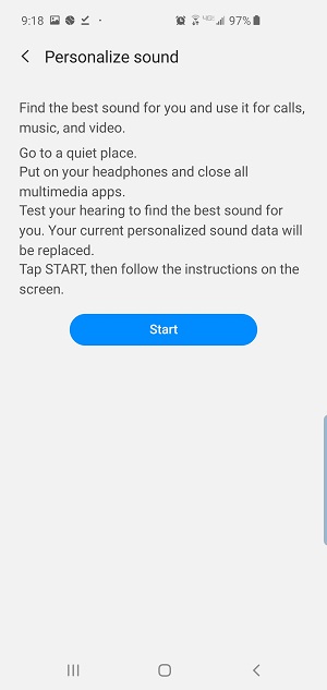 Samsung Adapt Sound test