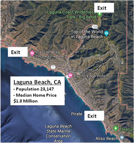 Laguna Beach Topography