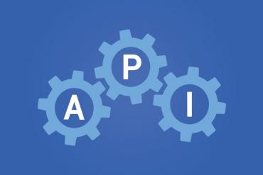 API spelled out in cogs
