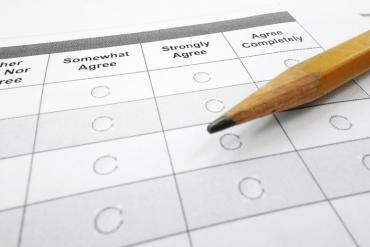 Picture of a survey form