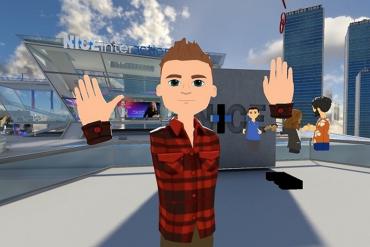 A VR avatar at NICE Interactions