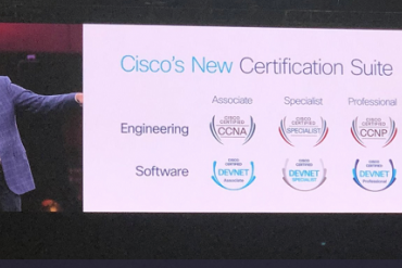 Cisco CEO Chuck Robbins introducing new software-based certifications