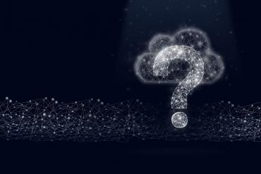 Cloud question mark