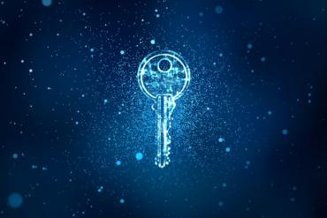 Image of digital encryption key