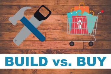 Build vs. buy illustration