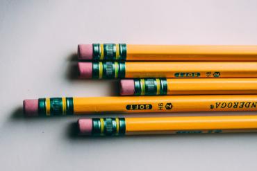 yellow no. 2 pencils