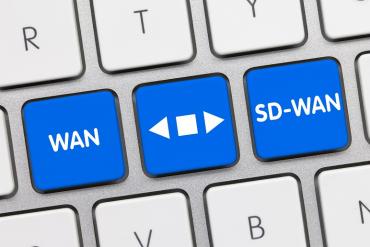 An icon that shows going from WAN to SD-WAN