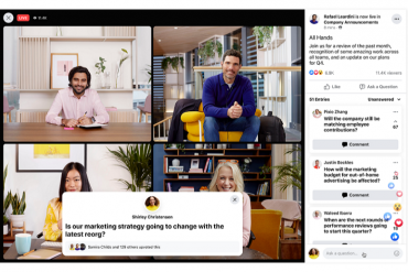 Workplace from Facebook's Q&A from the employee view