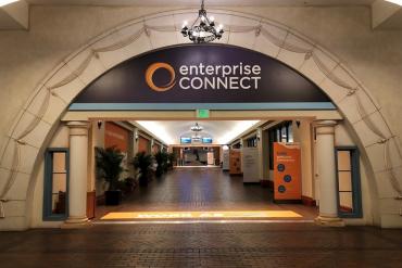 The entrance to the Enterprise Connect show at the Gaylord Palms
