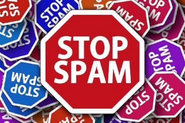 Stop spam collage