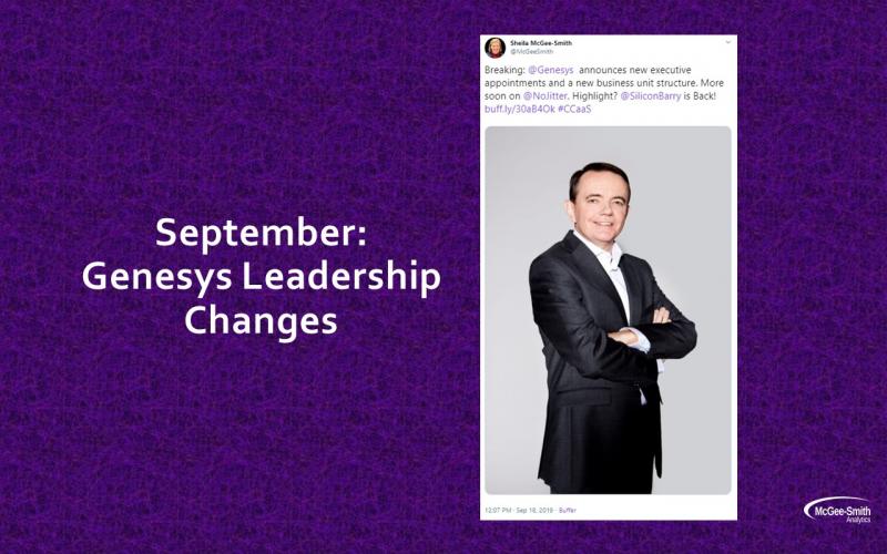 Genesys leadership changes