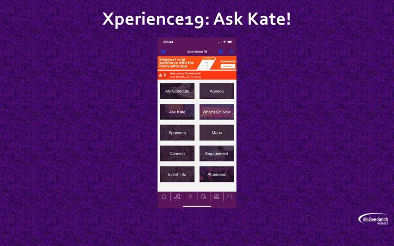 Xperience 19: Ask Kate