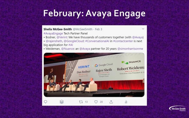 Picture from Avaya Engage in February 2020